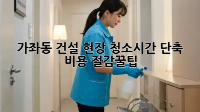 가좌동 건설 현장 청소🧹시간 단축 & 비용 절감꿀팁!